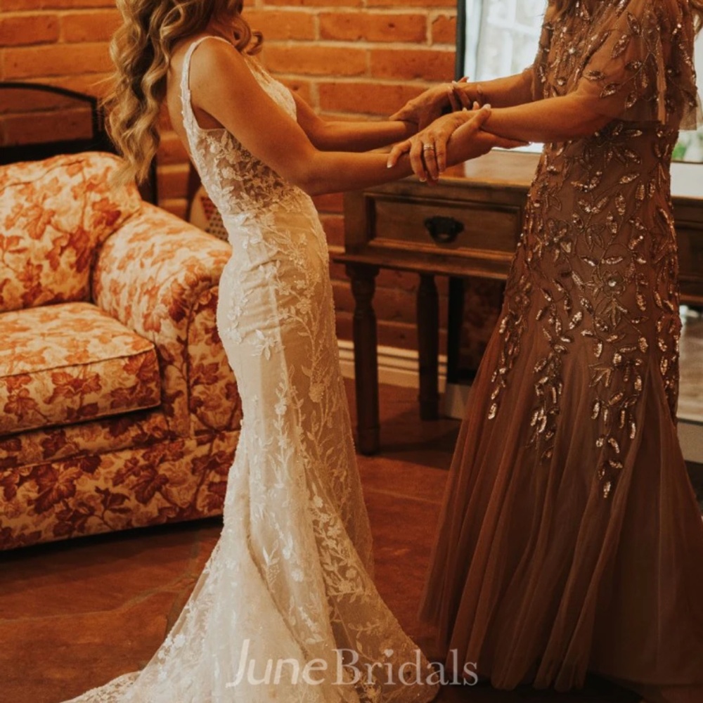 Lace Boho Wedding Dress